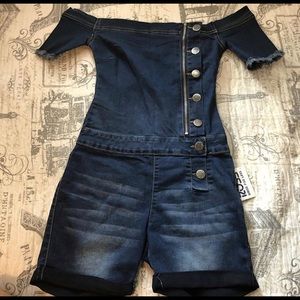 jeans romper